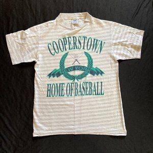 Vintage 1990s Cooperstown NY Youth M T-Shirt
